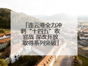 连云港全力冲刺“十四五”收官战 深改开放取得系列突破