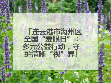 连云港市海州区全国“爱眼日”：多元公益行动，守护清晰“视”界