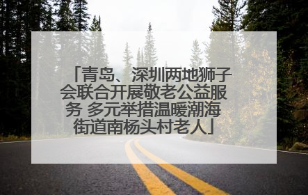 青岛、深圳两地狮子会联合开展敬老公益服务 多元举措温暖潮海街道南杨头村老人