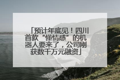 预计年底见！四川首款“懂情感”的机器人要来了，公司刚获数千万元融资