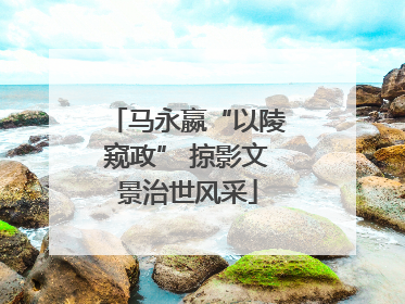 马永嬴“以陵窥政” 掠影文景治世风采