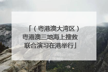 （粤港澳大湾区）粤港澳三地海上搜救联合演习在港举行