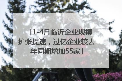 1-4月临沂企业规模扩张提速，过亿企业较去年同期增加55家
