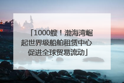 1000艘！渤海湾崛起世界级船舶租赁中心 促进全球贸易流动