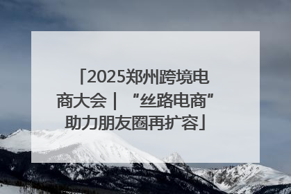 2025郑州跨境电商大会｜“丝路电商”助力朋友圈再扩容